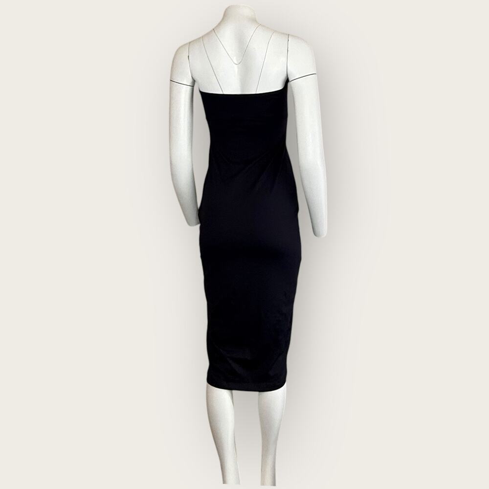 NWT | Susana Monaco | Strapless Bodycon Midi Dress | Midnight | Size S - Picture 4 of 12